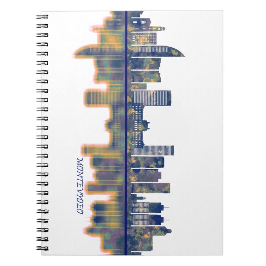 Montevideo Skyline Notitieboek (Voorkant)