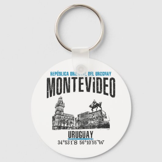 Montevideo Sleutelhanger (Voorkant)