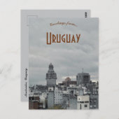 Montevideo Uruguay Briefkaart (Voorkant / Achterkant)