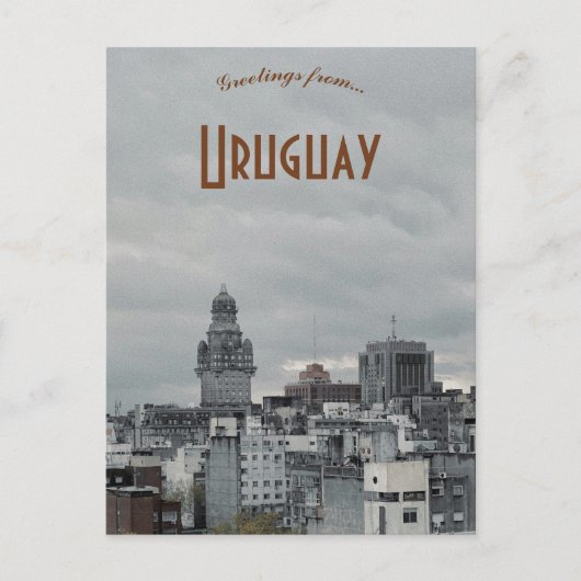 Montevideo Uruguay Briefkaart (Voorkant)