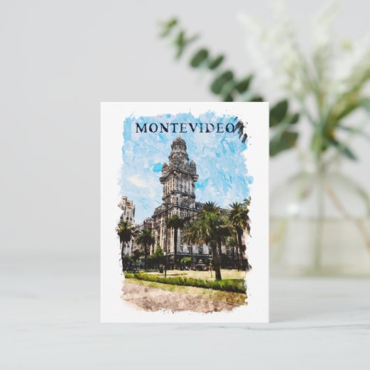 Montevideo Uruguay City Uitzicht Briefkaart (Staand voorkant)