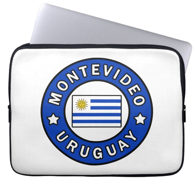Montevideo Uruguay Laptop Sleeve (Voorkant)