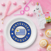 Montevideo Uruguay Papieren Bordje (Feest)