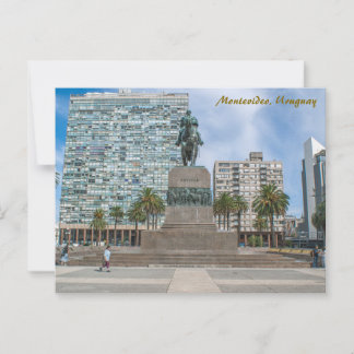 Montevideo, Uruguay, Plaza Independencia Briefkaart