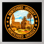 Montevideo Uruguay Poster (Voorkant)