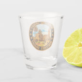 Montevideo Uruguay Shot Glas (Achterkant)