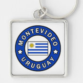 Montevideo Uruguay Sleutelhanger (Voorkant)