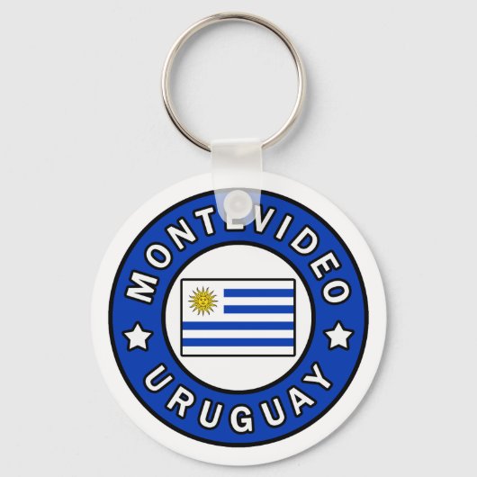 Montevideo Uruguay Sleutelhanger (Voorkant)