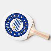 Montevideo Uruguay Tafeltennisbatje (Zijkant)