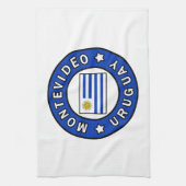 Montevideo Uruguay Theedoek (Verticaal)