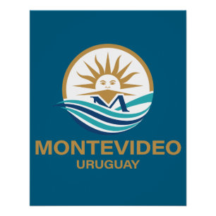 Montevideo Uruguay Zuid-Amerika Perfect Poster
