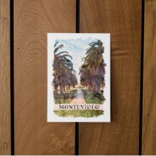 Montevideo Uruguay Zuid-Amerika Reizen Briefkaart