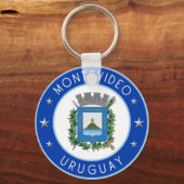 Montevideobekleding van wapens sleutelhanger (Voorkant)