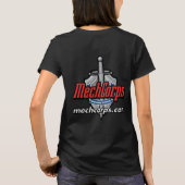 Montez dans les pubs ! T-shirt noir basique fémini (Dos)