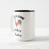 Montez et brille Funny Rooster Mug Cup (Devant gauche)