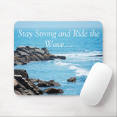 Montez le tapis de souris de vague (Avec souris)