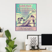Montez Le Zephyr 1949 Train Of The Future Poster (Bureau à domicile)