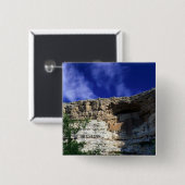 Montezuma Castle Nation Monument, Arizona Vierkante Button 5,1 Cm (Voorkant /achterkant)