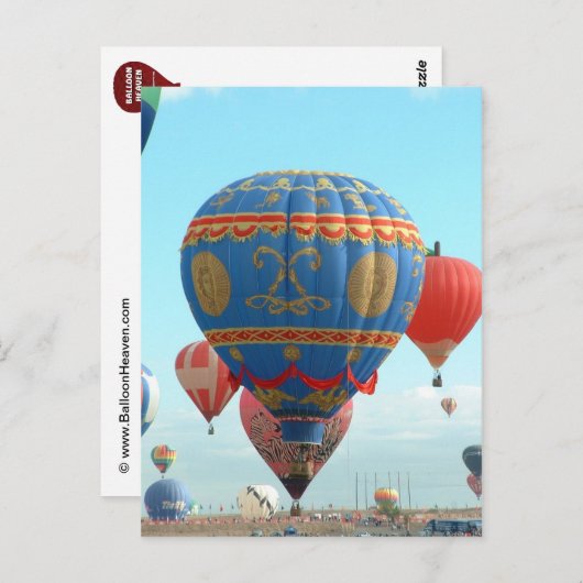 Montgolfier Briefkaart (Voorkant / Achterkant)