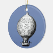 Montgolfier Hot Air ballon Keramisch Ornament (Links)