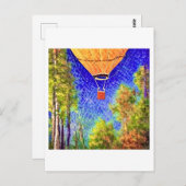 Montgolfire Briefkaart (Voorkant / Achterkant)