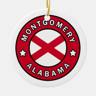 Montgomery Alabama Keramisch Ornament
