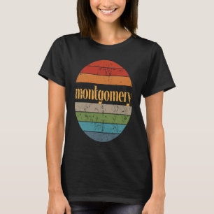 Montgomery Alabama Kwaliteit Zonsondergang 3 Verdr T-shirt