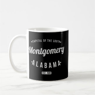 Montgomery Alabama Minimalistisch Souvenir AL Koffiemok