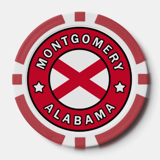 Montgomery Alabama Poker Chips (Voorkant)