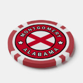 Montgomery Alabama Poker Chips (Enkel)