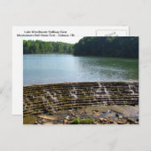 Montgomery Bell State Park Spillway Dam Briefkaart (Voorkant / Achterkant)