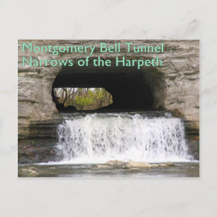 Montgomery Bell Tunnel - Narrows van de Harpeth Briefkaart