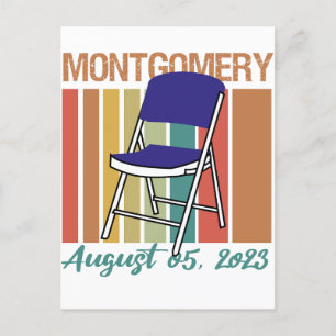 Montgomery Brawl Vouwstoel augustus 5 2023 Briefkaart