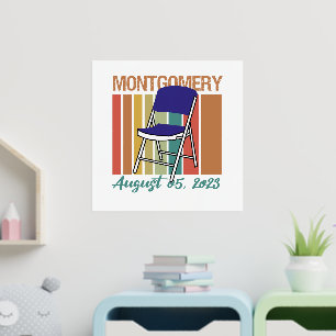 Montgomery Brawl Vouwstoel augustus 5 2023 Folie Afdrukken