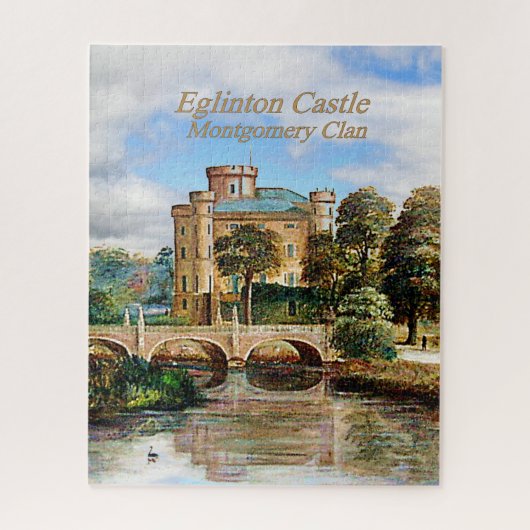 Montgomery Clan's Eglinton Castle Puzzle Legpuzzel (Verticaal)