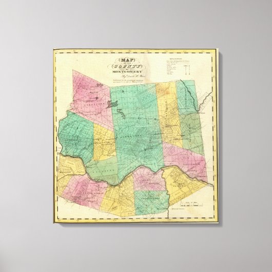 Montgomery County Canvas Afdruk (Voorkant)