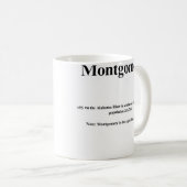 Montgomery koffiemok  (Voorkant rechts)