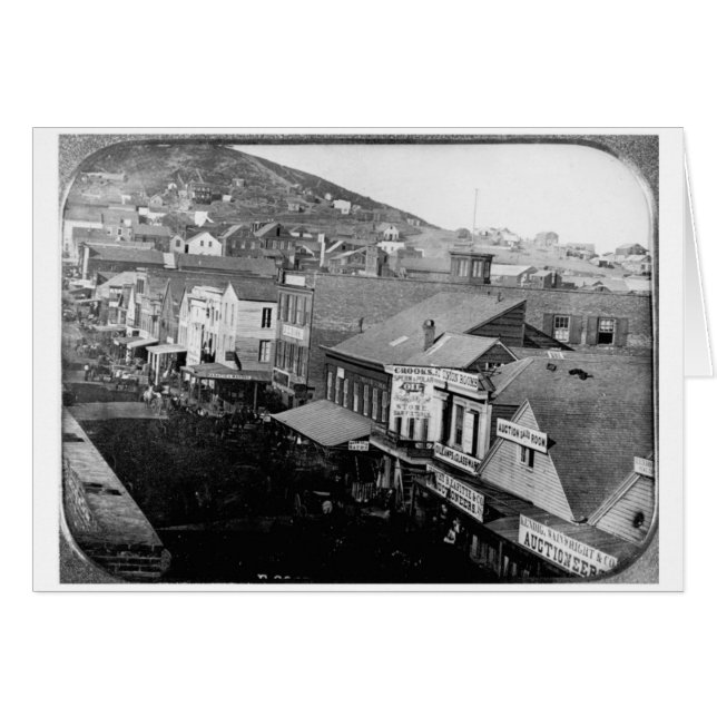Montgomery Street San Francisco Californie 1850 (Devant horizontal)