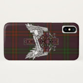 Montgomery Tartan Cross Case-Mate iPhone Case (Achterkant (horizontaal))