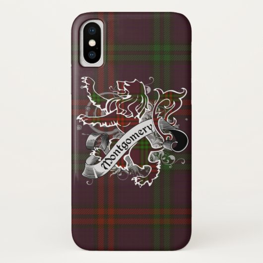 Montgomery Tartan Lion Case-Mate iPhone Case (Achterkant)