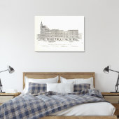Montgomery West side Sutter en Struik Canvas Afdruk (Insitu (Slaapkamer))