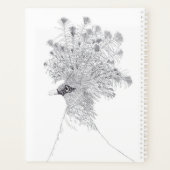 Month and Weekly Planner Crowned Pigeon  (Dos)