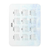 Monthly 2024 Calendar Magnet Textured (Vertical)