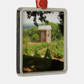 Monticello Uitzicht Metalen Ornament (Rechts)