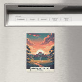 Monticello Virginia Travel Magneet (Insitu (Vaatwasser))