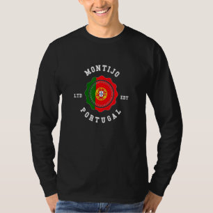 MONTIJO Portugal Flag Badge T-shirt