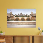 Montjuc Fortress Canvas Afdruk (Insitu (Woonkamer))