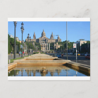 Montjuic, Barcelona, españa Briefkaart