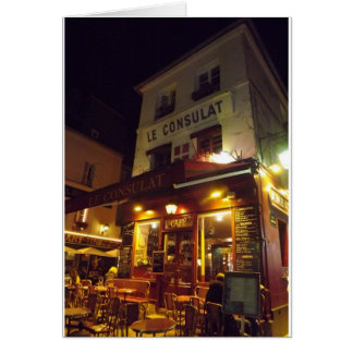 Montmartre Cafe, Parijs 's nachts