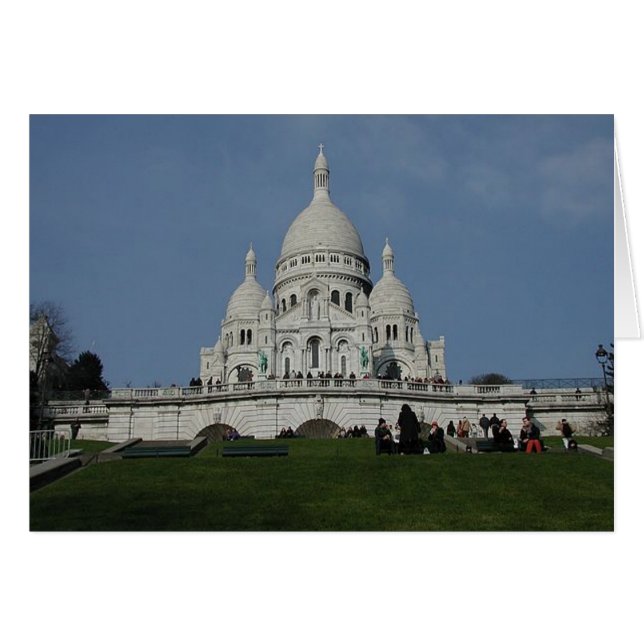 Montmartre Greeting/Note Card (Voorkant Horizontaal)